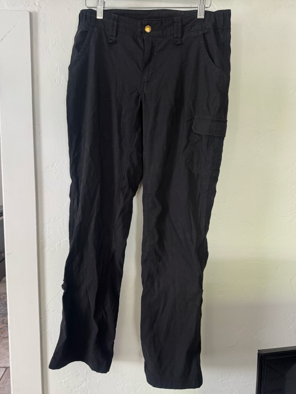 Duluth Trading Co Black Cargo Pants - Classic Straight Fit